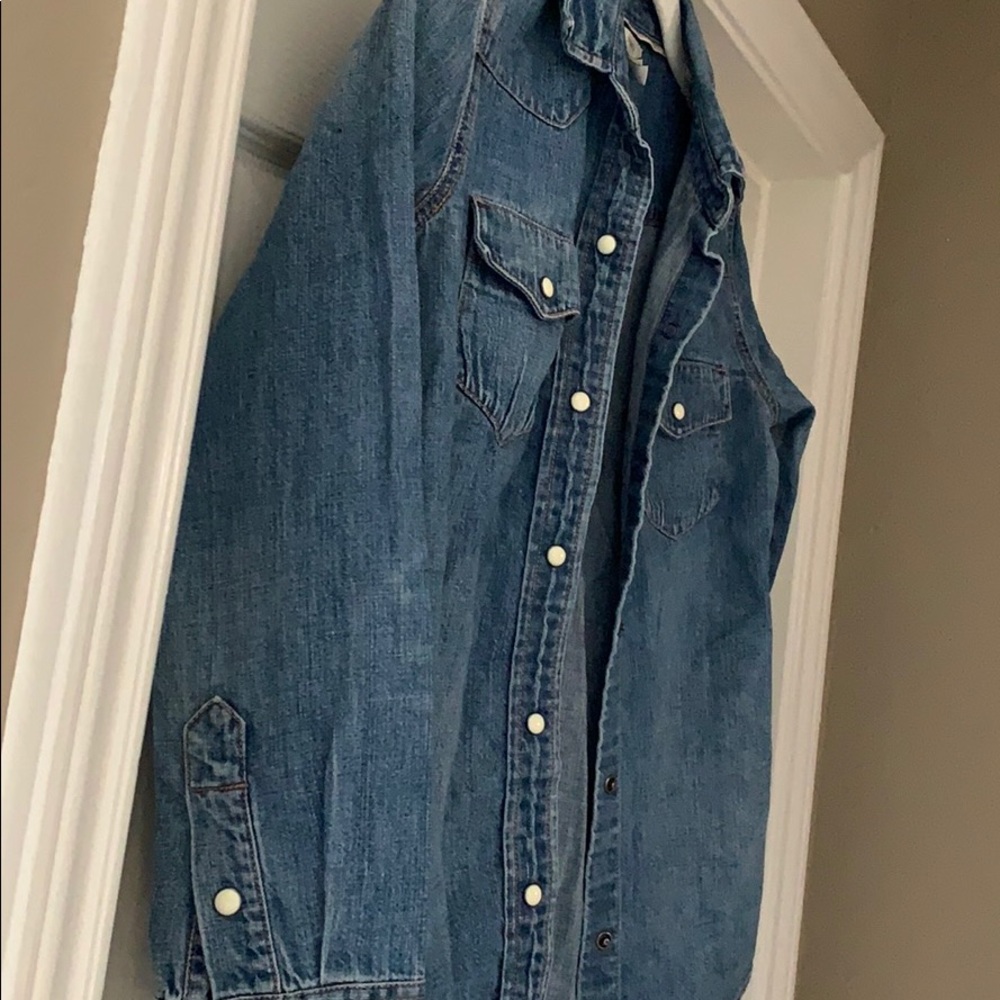 Jcrew denim style shirt - Picture 3 of 4